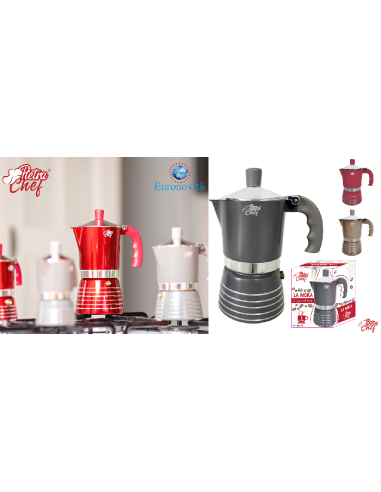 CAFFETTIERA COLORATA  1 TZ LINEA PIETRA CHEF