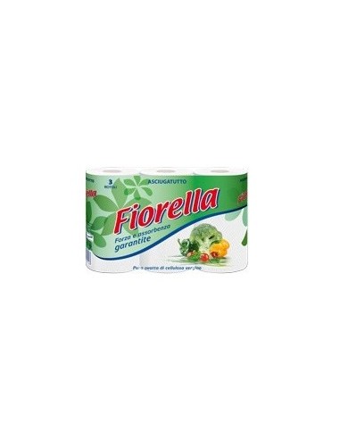 CARTA CUCINA FIORELLA 3ROTOLI